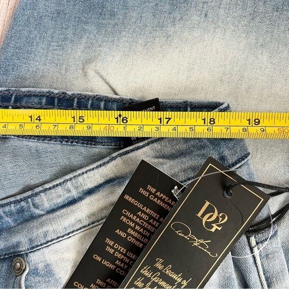 DG2 Diane Gilman Cropped Jeans NWT 1XT - Picture 4 of 5